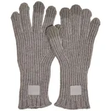 URBAN CLASSICS Knitted Wool Mix Smart Gloves - Grau - S/M