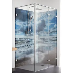 HSK Atlier Plan Pur Drehtür an Nebenteil mit Seitenwand im Sondermaß, zwischen 100,1 und 160cm, zwischen 100,1 und 160cm, edelstahl-Look