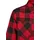 URBAN CLASSICS Checked Flanell Langarmhemd Black / Red 158-164 cm