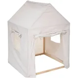 Atmosphera Kinderzelt Spielhaus 78 x 78 x 116 cm beige