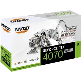 Inno3D GeForce RTX 4070 SUPER TWIN X2 OC WHITE 12GB GDDR6X
