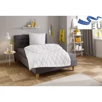 OTTO home Microfaserbettdecke OTTO HOME "Mondschein, Bettdecke 135x200 cm, 155x220 cm, 200x200 cm", weiß, B:135cm L:200cm, Bezug: 100% Polyester.