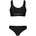 Bustier-Bikini Schwarz 46
