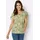 Sieh an! Kurzarm-Shirt in lindgrün-khaki-bedruckt | Gr.: 52