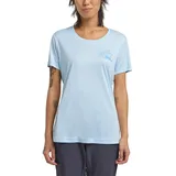 Jack Wolfskin Peak Graphic Kurzarm-t-shirt - Mtn Ice Blue - XS