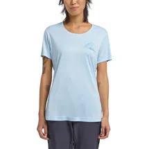 Jack Wolfskin Peak Graphic Kurzarm-t-shirt - Mtn Ice Blue - XS