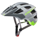 Cratoni Unisex – Erwachsene Allset Fahrradhelm, grau-Neongelb, M/L (58-61 cm)