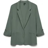 Vero Moda Regular Fit Blazer aus Viskose-Leinen-Mix Modell 'JESMILO', Lind, XS