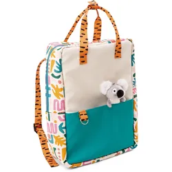 NICI Rucksack 34x24x10cm mit kleinem Kuscheltier Koala 10cm