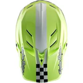 Troy Lee Designs D4 Polyacrylite 61-62 cm Erwachsene navy/gloss yellow 2021