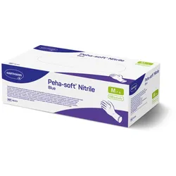 Peha-Soft Nitrile Blue Größe L 150 ST