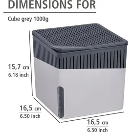 Wenko Cube grau 1000 g