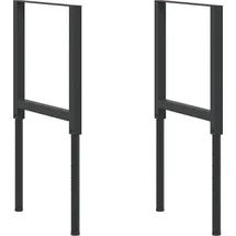 vidaXL Werkbankgestell Verstellbar 2 Stk. Metall 55x(69-95,5) cm