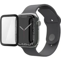 Hama Super Hybrid Displayschutz Apple Watch SE 3, (Schwarz, Transparent) 210946
