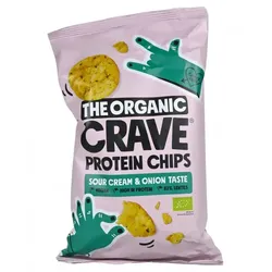 The Organic Crave Protein Chips Sour Cream & Onion Taste bio