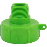 GRAF Otto IBC-Adapter 2 Zoll Grobgewinde, auf 1 Zoll Feingewinde (Zubehör für IBC Tank) 874744,