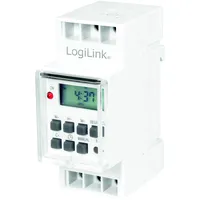 ECCO LogiLink ET0010 ET0010-DIN-Rail Zeitschaltuhr mit Timer und LCD