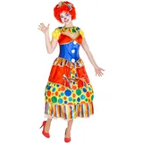 Tectake tectake® Frauenkostüm Clown Fridoline