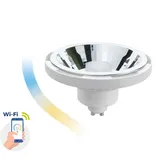 Spectrum SMART LED Spot weiß 10W GU10 CCT 3000-5800K 30° kompatibel mit App, steuerbar