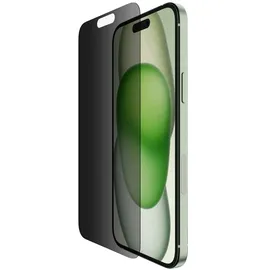Belkin ScreenForce Tempered Glass Privacy Anti-Microbial Screen Protector für Apple iPhone 15 Plus (OVA148zz)