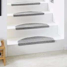 Andiamo »Casablanca, Made in Netherlands« halbrund 6,5 mm Höhe Uni Farben, selbstklebend, strapazierfähig, 15 Stück in einem Set