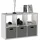 OTTO home IZOLA Aktenregal 76 x 37 x 110 cm Weiß