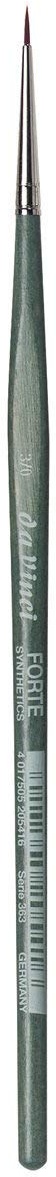 da Vinci Modeling Series 363 Forte Gaming and Craft Brush, Round Extra-Strong Synthetic with Blue-Green Handle, Size 3/0 (363-3/0)