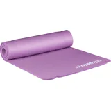 Relaxdays 4 x Yogamatte 1 cm dick lila