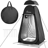 Umkleidezelt Pop-Up Technik 1 9 m Silber UV50 Schutz