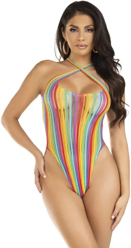 LEG AVENUE  Cross-Bodysuit Mehrfarbig