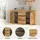 OTTO home AOSTA 125 x 80 x 35 cm Braun