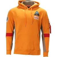 Alpha Industries Space Camp Hoody Kapuzensweat für Herren Alpha Orange