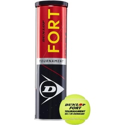 Dunlop Tennisball »FORT TOURNAMENT 4ER« gelb