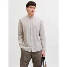 JACK & JONES Langarmhemd Beige M