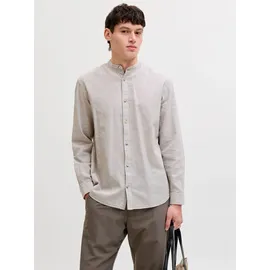 JACK & JONES Langarmhemd Beige M