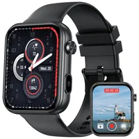 Smartwatch Damen mit Kamera & Video: Smart Watch Frauen 256MB Speicher Armbanduhr 1.91" LCD Touchscreen Schrittzähler Wasserdicht Bluetooth Telefonfunktion Herzfrequenz Schlaf Fitnessuhr 105 Sportmodi