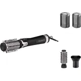 Rowenta CF9550 Brush Activ' Dry & Style Warmluftbürste, 2-in-1 Warmluft + rotierender Aufsatz, Rechts-/Linkslauf, Ionic Booster, inkl. keramikbeschichtete Bürstenaufsätze, Weiß/Metallic Flieder