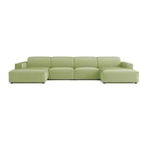 Emoebel24 Ecksofa Modular U-form  364x166x70 cm Lucas Grün - Grün