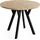 WFL GROUP Runder Ausziehtisch 100 x 76 x 300 cm hellbraun/braun