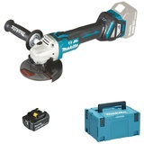 Makita DGA513G1J inkl. 1 x 6,0 Ah + Makpac Gr. 3 ohne Ladegerät