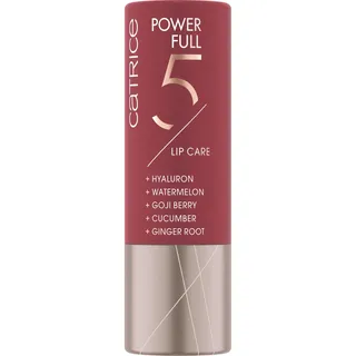 Catrice Power Full 5 Lip Care, Lippenbalsam, Nr. 040, Rot, glättend, pflegend, glänzend, vegan, ohne Alkohol, ohne Parabene, ohne Mikroplastikpartikel, 1er Pack (3.5g)