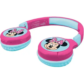 Lexibook Minnie Mouse 2in1 Bluetooth und Kabel, faltbare Kopfhörer