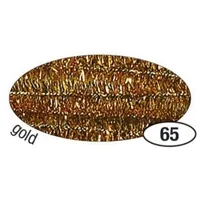 Folia Chenilledraht Pfeifenputzer 8 mm 10 Stück gold