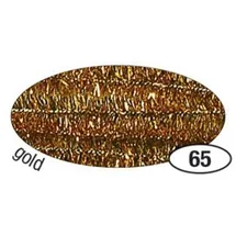 Folia Chenilledraht Pfeifenputzer 8 mm 10 Stück gold