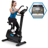 Capital Sports Evo Heimtrainer Fahrrad - Bluetooth Hometrainer, Ergometer mit magnetischem Bremssystem, 32 Stufen, App-Integration, Tablet-Halterun... - Schwarz