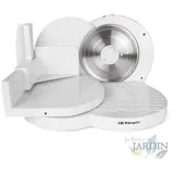 Suinga - Aufschnittmaschine Blanco Orbegozo 150 W. Klinge Aus Rostfreiem Stahl. Knopf Mit 3 Geschwindigkeiten. Scheibendickeneinstellu