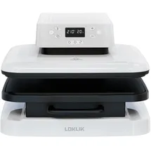 loklik Automatische Hitzepresse 38 x 38 cm Weiß