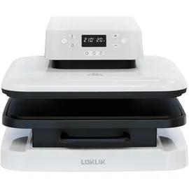 loklik Automatische Hitzepresse 38 x 38 cm Weiß