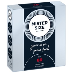 MISTER SIZE Kondome 60 mm Kondome 3 Stück