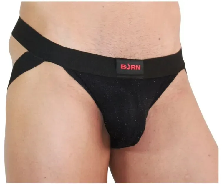 BURN - 003 JOCK GLÄNZEND SCHWARZ S - M
